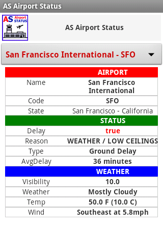 【免費交通運輸App】AS Airport Status (USA)-APP點子