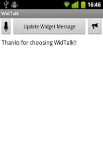 WidTalkPro TextToSpeech Widget Screenshots 0