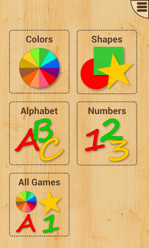 Android application Toddler Bingo Games screenshort