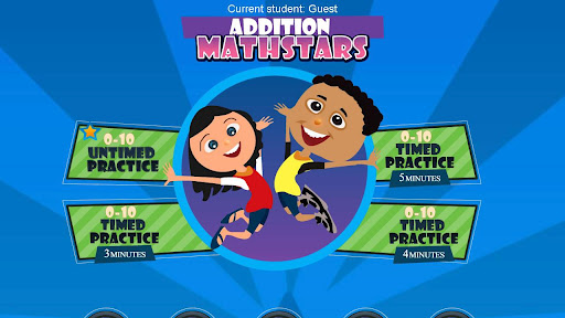 Addition Math Stars