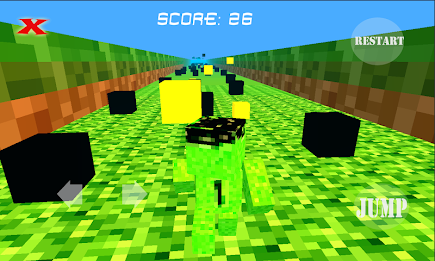 Pixel Running 3D poster 16