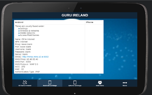 【免費生產應用App】O2 Guru Ireland-APP點子