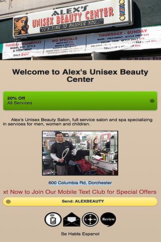 Alex's Unisex Beauty Center