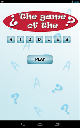 The Game of the Riddles.