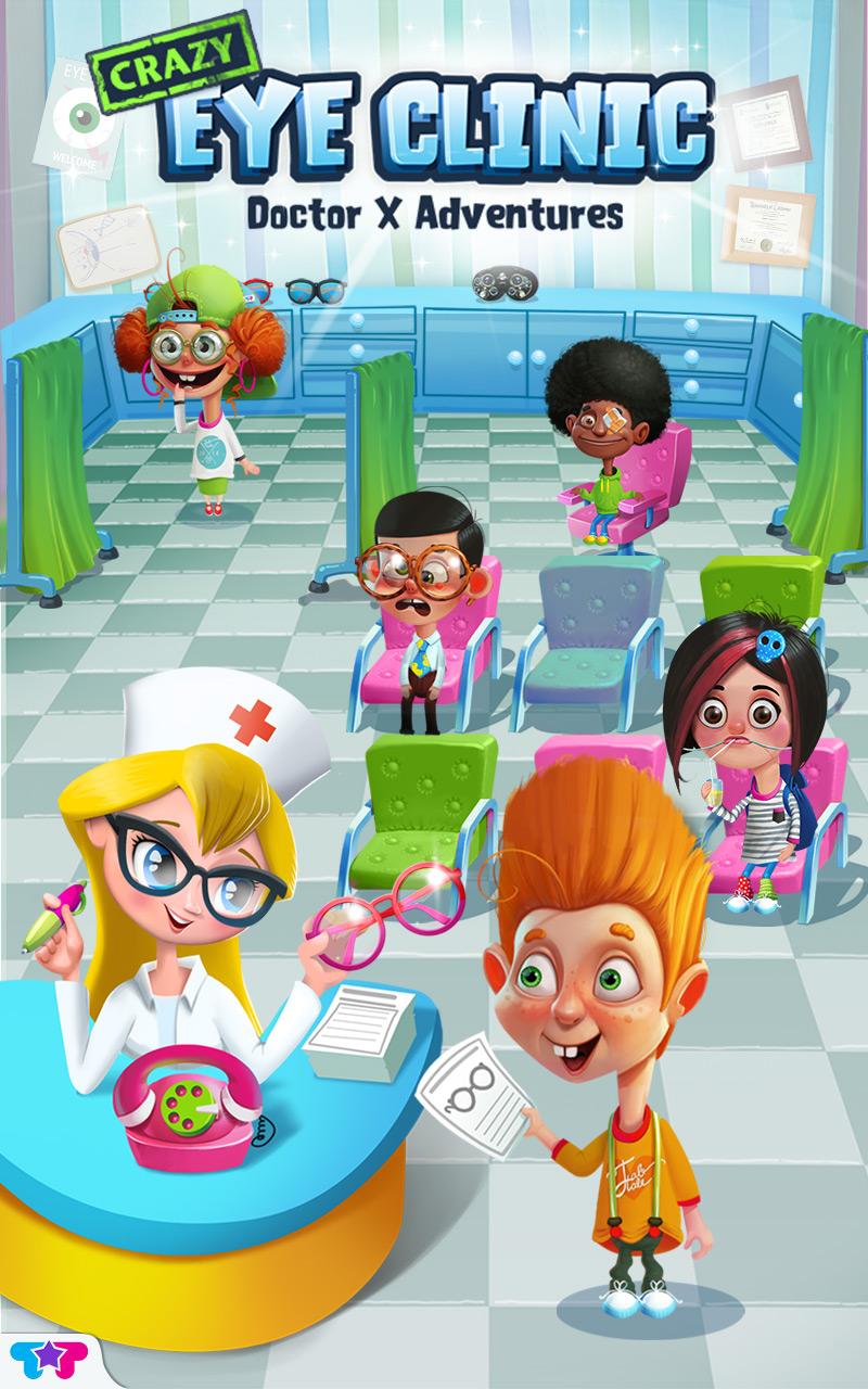 Crazy Eye Clinic - Doctor X Screen 1
