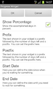 Free Download Progress Widget APK