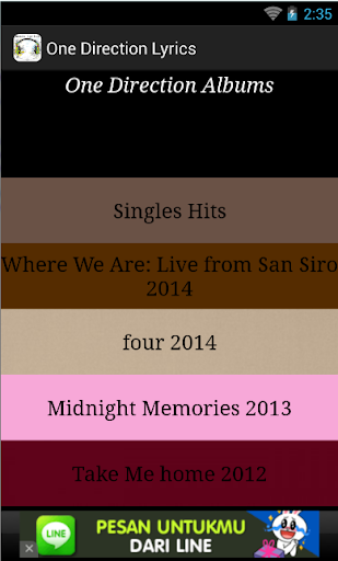 One Direction Songs