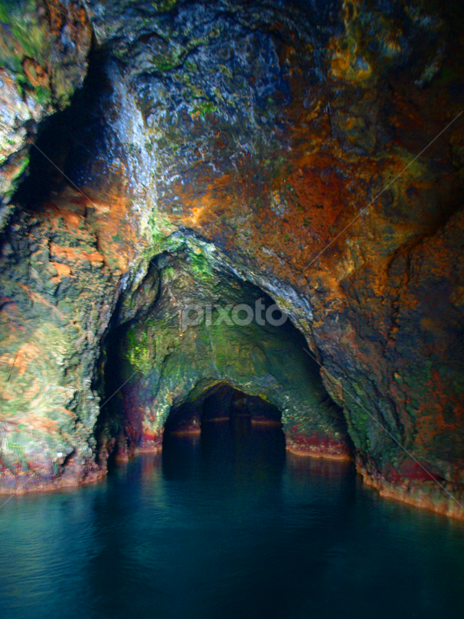 Painted Cave by Kyle Johnson - Landscapes Caves & Formations