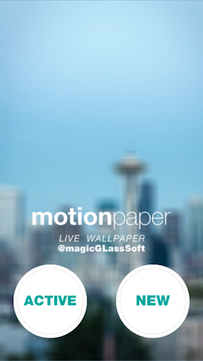 Motion Paper - Live Wallpaper