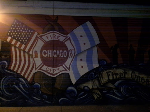 Chicago Firemen Tribute Mural