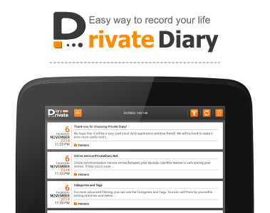 Screenshot Private DIARY v7.2