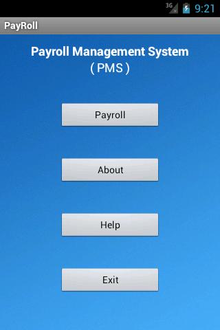 PayRoll Screen 3