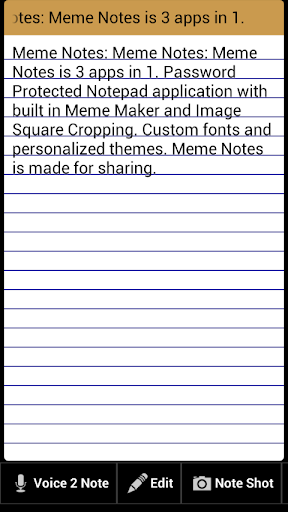 Meme Notes - 3 Apps In 1