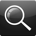 Black Search for Google logo