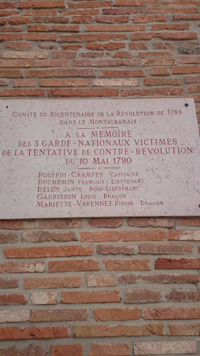 Plaque Du Bicentenaire De La Révolution 