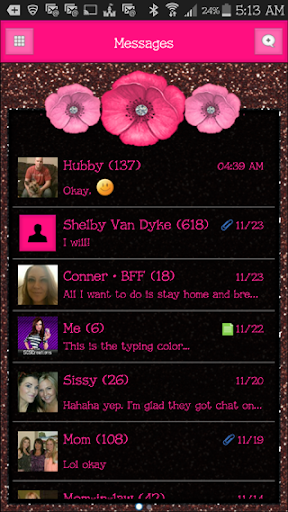 GO SMS THEME - SCS404