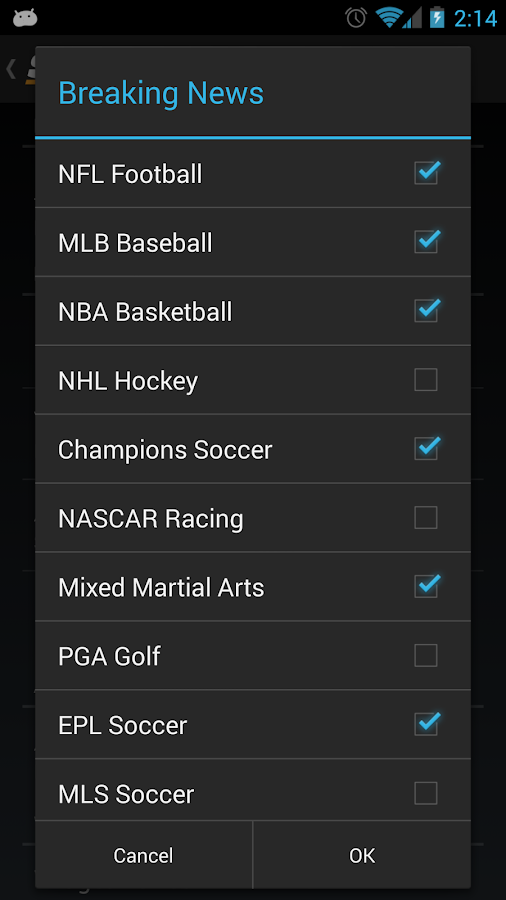theScore: Sports & Scores - screenshot