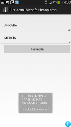 免費下載交通運輸APP|İller Arası Mesafe Hesaplama app開箱文|APP開箱王