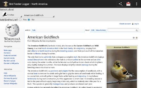 Bird Feeder Logger-N. America Screenshots 3