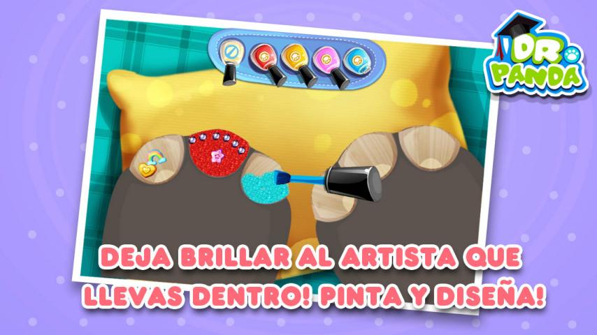 Android application Dr. Panda Beauty Salon screenshort