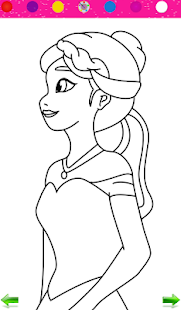 Frozen Princess Coloring