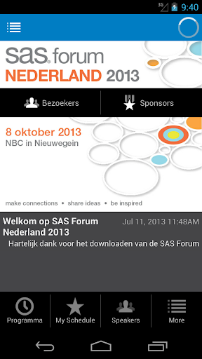 SAS Forum Nederland 2013