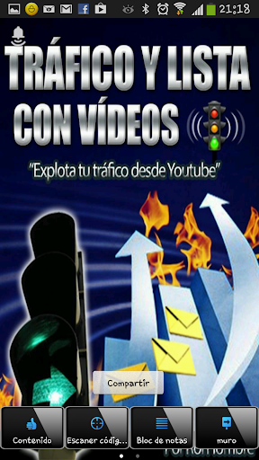 Tráfico y Lista con Youtube