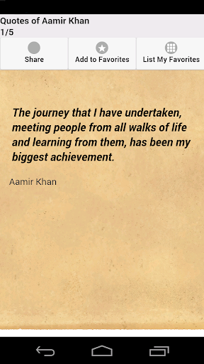 Quotes of Aamir Khan