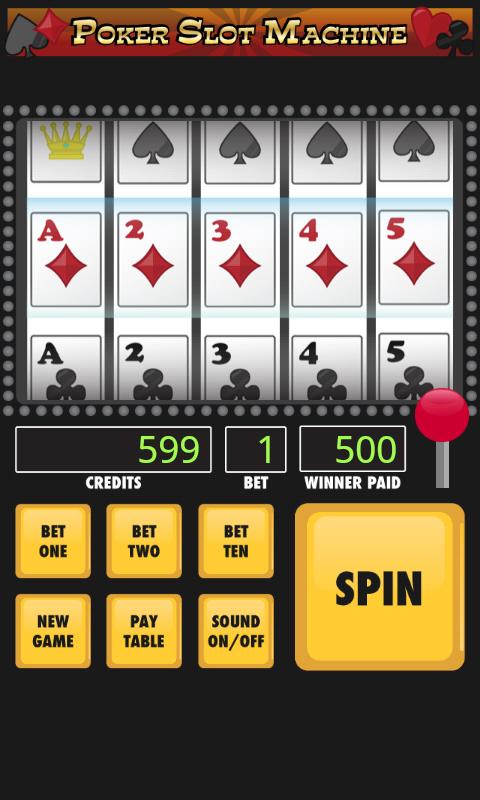 Poker Slot Machine Android
