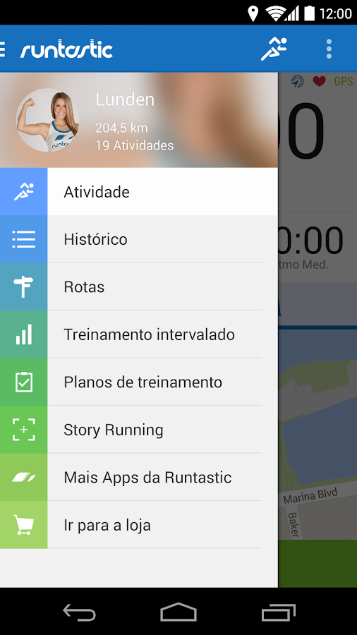 Runtastic PRO - screenshot