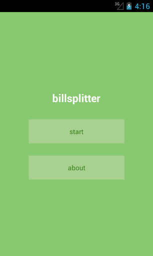 Simple Bill Splitter