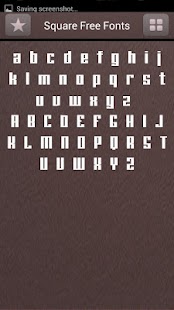 Free Square Free Fonts APK for PC