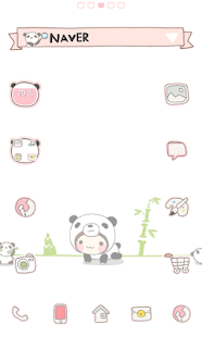 Panda Bebe Dodollauncher theme