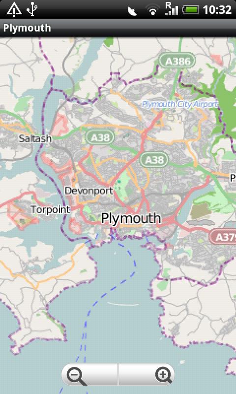 Plymouth Street Map Screen 1