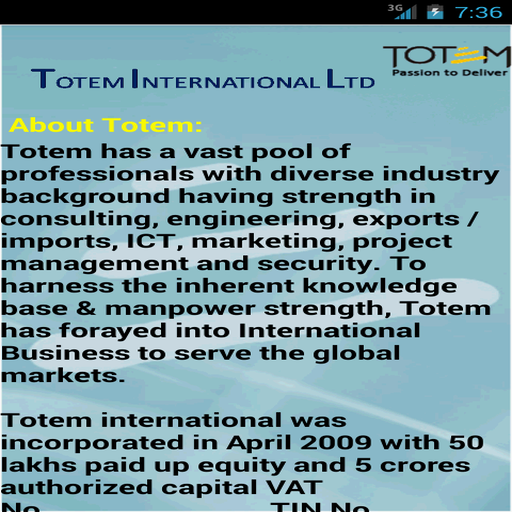 【免費生產應用App】Totem International ltd-APP點子