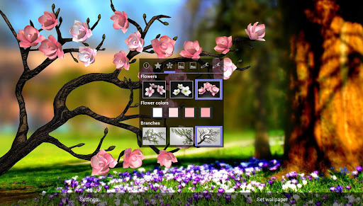 【免費個人化App】Spring Flowers 3D Parallax Pro-APP點子