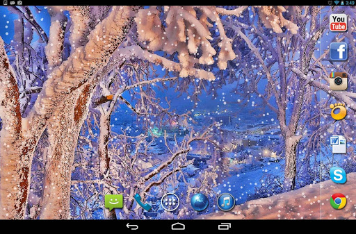 【免費個人化App】Winter Blizzard live wallpaper-APP點子