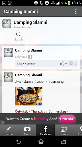 【免費旅遊App】Camping Slamni-APP點子