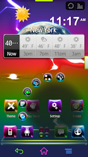 Next Launcher Theme - Aurora