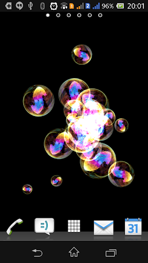 Bubble Cloud Live Wallpaper