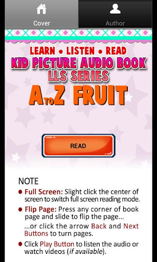 Kid Fruit Picture Audio Book