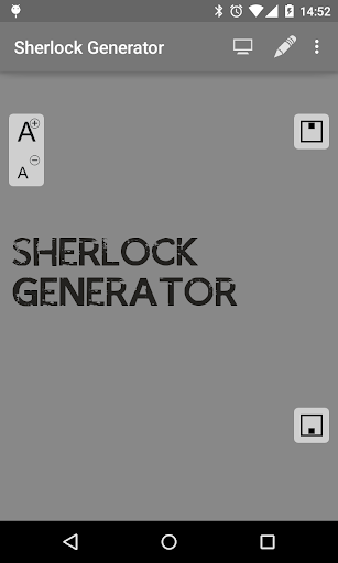 Sherlock Generator