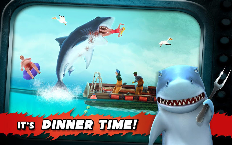 Hungry Shark Evolution APK+DATA v3.3.2 MOD (Unlimited Money + Gems) - screenshot