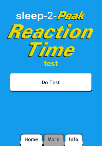 Reaction Time By sleep-2-Peak