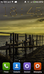 Gold digital clock by EasyDevTools poster 3