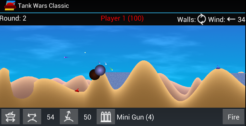 Tank Wars Classic Screen 1