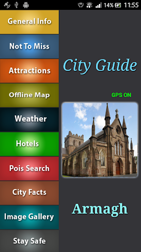 Armagh Offline Map Guide