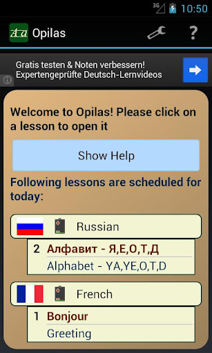 Opilas - Learn Spanish French