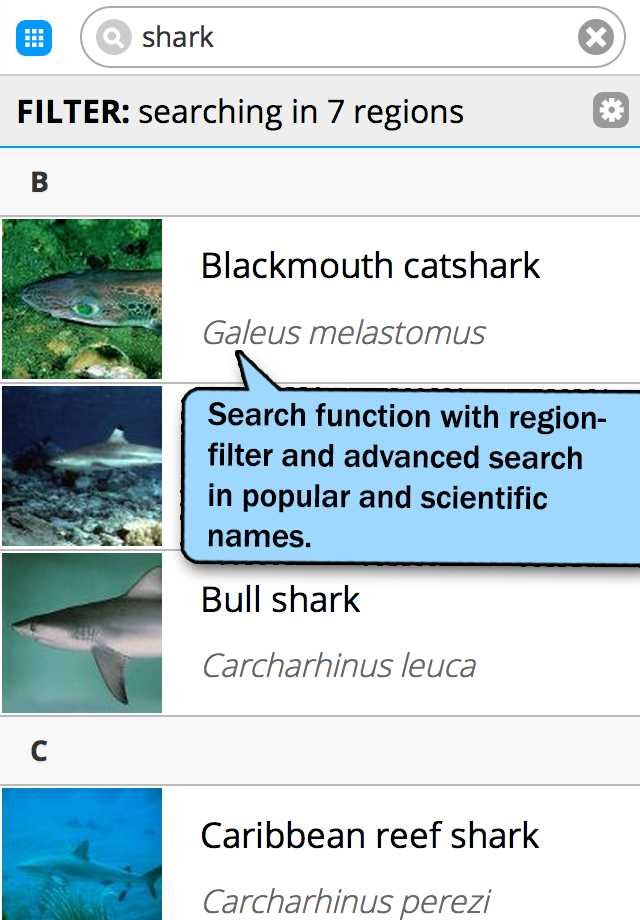 FishFinder - worldwide Fish ID Screen 2