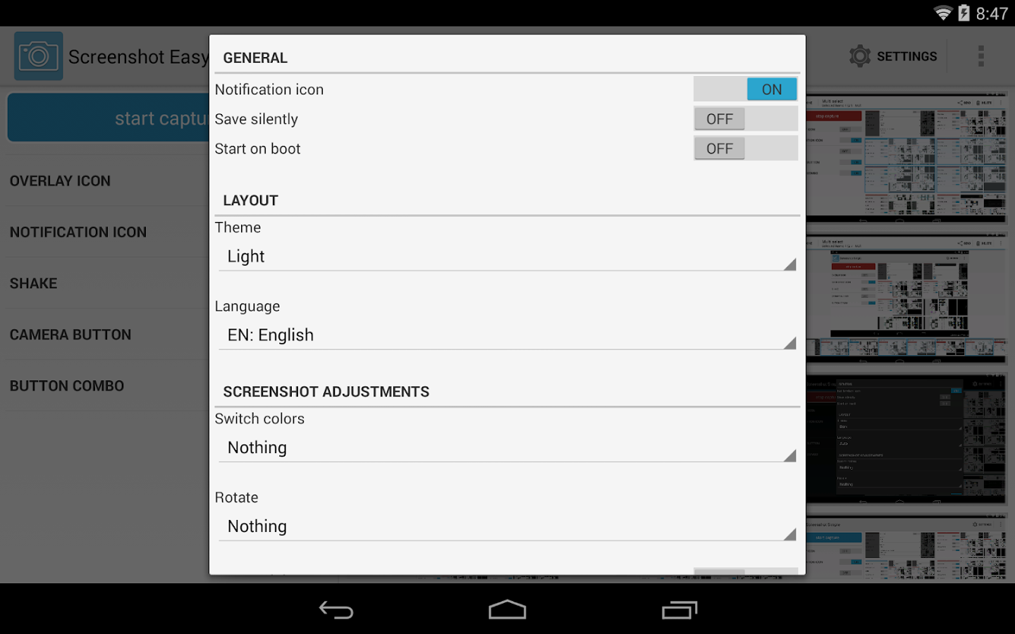 Screenshot Easy Android Apps on Google Play
